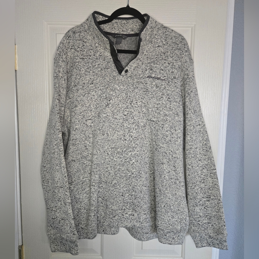 Men's Eddie Bauer Pullover Gray Sweater